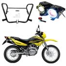 Kit Protetor Carenagem + U7 Angel Eye Bros 150 2016 2017 2018 2019 2020 2021 2022 2023 2024 2025