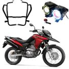 Kit Protetor Carenagem + U7 Angel Eye Honda XRE 300 2009 2010 2011 2012 2013 2014 2015 2016 2017