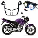 Kit Protetor Carenagem + U7 Angel Eye YBR Factor 125 2009 2010 2011 2012 2013 2014 2015