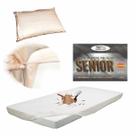 Kit Protetor Colchão Solteiro Impermeável Lençol + Fronha
