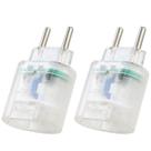Kit Protetor Contra Raios Clamper iClamper Pocket 2P - DPS - Transparente - 10191 - 2 unidades