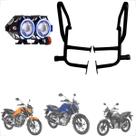 Kit Protetor de Carenagem + Par Farol de Milha U7 Angel Eye Azul Moto Titan/Fan/Start 160 2025 Kit Protetor de Carenagem + Par Farol de Milha U7 Angel Eye Azul Moto Titan/Fan/Start 160 2025