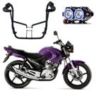 Kit Protetor de Carenagem U7 Angel Eye Azul Factor 125 2009 2010 2011 2012 2013 2014 2015
