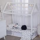 Kit Protetor de Mini Cama 100% Algodão Percal 200 fios Rolinho Moderninhos 08 Peças Kit Protetor de Mini Cama 100% Algodão Percal 200 fios Rolinho Moderninhos 08 Peças