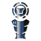 KIT PROTETOR DE TANQUE ADESIVO MOTO HONDA XRE 190cc 300cc 2025/26 Azul e Cinza