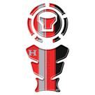 KIT PROTETOR DE TANQUE ADESIVO MOTO HONDA XRE 190cc 300cc 2025/26 Vermelho e Cinza
