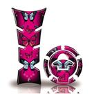 Kit Protetor De Tanque E Bocal Moto Yamaha Borboleta Rosa Acima 2018 Kit Protetor De Tanque E Bocal Moto Yamaha Borboleta Rosa Acima 2018