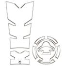 Kit Protetor de Tanque e Bocal Resinado 3D Yamaha Fazer FZ25 2025/2026 transparente