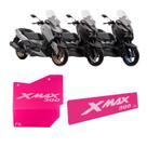 Kit Protetor Motor E Divisória Pequena Rosa Xmax 300