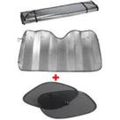 Kit Protetor Solar Carro 1 Para-brisas + 2 Laterais Topa Sol