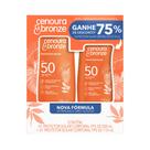 Kit Protetor Solar Corporal Cenoura e Bronze FPS 50 200ml + FPS 50 110ml