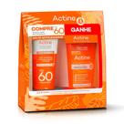 Kit Protetor Solar Darrow Actine FPS60 Cor Universal 40g + Gel de Limpeza Darrow Actine 60ml