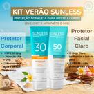 Kit Protetor Solar Fps 30 120g + Protetor Solar Facial Bege Claro