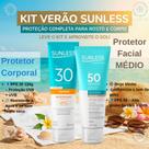 Kit Protetor Solar Fps 30 120g + Protetor Solar Facial Médio