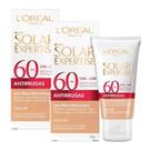 Kit protetor solar loreal antirrugas com cor fps 60 com 2