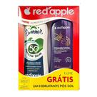 Kit Protetor Solar Red Apple FPS 50 125ml + Gel Pós-Sol Framboesa