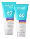 Kit Protetor Solar Toque Seco Sunless 60fps 2 Unid. - 200g