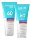 Kit Protetor Solar Toque Seco Sunless 60fps 2 Unid. - 200g