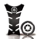Kit Protetor Tanque Adesivo Moto Yamaha Factor 125/150 Até Ano 2016 Carbono