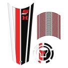 Kit Protetor Tanque + Bocal + Frisos Refletivos Moto Honda CG 160 Kit Protetor Tanque + Bocal + Frisos Refletivos Moto Honda CG 160