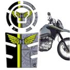 Kit Protetor Tanque Bocal Resinado Bros 160 25/26 amarelo