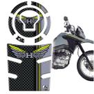 Kit Protetor Tanque Bocal Resinado Bros 160 25/26 CARBONO AM