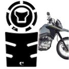 Kit Protetor Tanque Bocal Resinado Bros 160 25/26 PRETO LISO Kit Protetor Tanque Bocal Resinado Bros 160 25/26 PRETO LISO