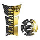 Kit Protetor Tanque e Bocal Adesivo Moto Yamaha FZ25 2023/2024 DOURADO