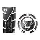Kit protetor tanque moto START 160 ano 2025 cinza e preto Kit protetor tanque moto START 160 ano 2025 cinza e preto