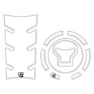 Kit protetor tanque moto START 160 ano 2025 Transparente Kit protetor tanque moto START 160 ano 2025 Transparente