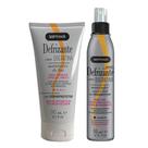 Kit Protetor Térmico para Cabelo Spray e Mousse Anti-frizz Defrizante Queratina Soft Hair