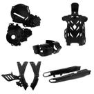 Kit Protetores Motor Quadro Tampas Laterais Balança Bengala Amx Sherco Sef 250/300