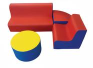 Kit Psicomotor Soft Play ALPAS 4 Peças Compacto
