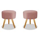 Kit puff helena suede rose - tf decor