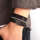 Kit pulseira de couro masculino