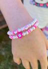 Kit Pulseira Emborrachado Hello Kitty