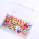 Kit Pulseiras de Miçangas Infantil Fio Nylon e Cola 270 unid