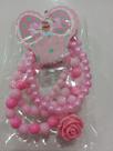 Kit pulseiras miçangas infantil de bolinhas