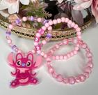 Kit Pulseirinhas Angel Do Stitch Fofinha