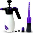 Kit Pulverizador Snow Foam e Spray Manual 2 em 1 Espuma Névoa Jato Compressão + Pincel Zacs Vonixx