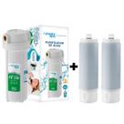 Kit Purificador De Água Fit 230 Rosca 1/2 + 2 Refil Planeta Água