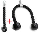 Kit Puxador Corda Triceps Crossover Pulley Musculação