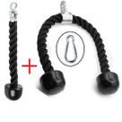 Kit Puxador Corda Triceps Crossover Pulley Musculação