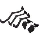 Kit Puxador Ergonômico Costas 5 Peças Borracha Super Feel Ahead Sports