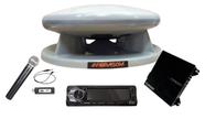 Kit PV 550 Caixa Propaganda Fibrasom +Microfone s/fio +Rádio