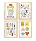 Kit quadro alfabeto números e formas decorativo infantil quarto criança bebê enxoval Kit quadro alfabeto números e formas decorativo infantil quarto criança bebê enxoval