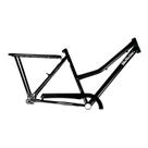 Kit Quadro Bicicleta 26 1.1/2" Aço Retrô Preto
