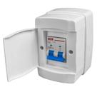 Kit Quadro de Distribuição Ilumi Disjuntor Bipolar DIN FD 2P 25A Curva C Fame