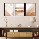 Kit Quadro Decorativo Deserto Kit Quadro Decorativo Deserto