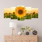 Kit Quadro Decorativo Mosaico Girassóis Kit Quadro Decorativo Mosaico Girassóis